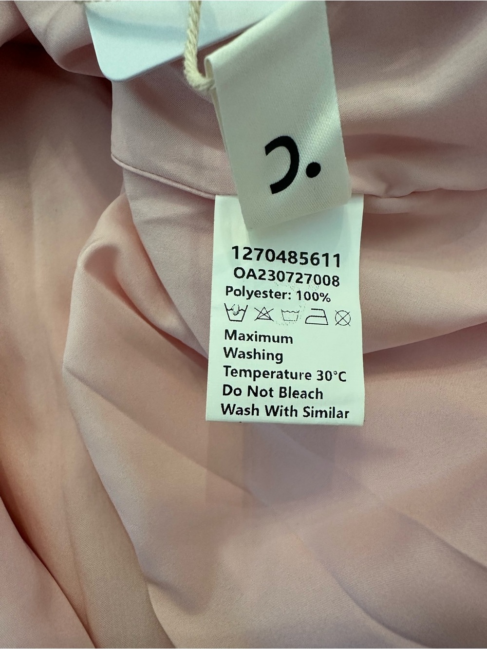 COMMENSE Pink Black Kaftan Slip Dress NWT - Picture 8 of 9